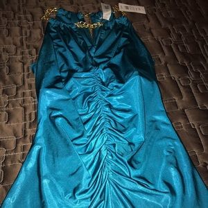 ❤️❤️Beautiful Aqua Blue Cache’ blouse😍😍